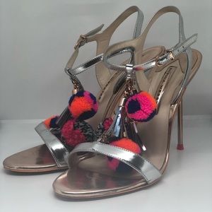 Sophia Webster Layla 39.5 Pom Pom Sandal